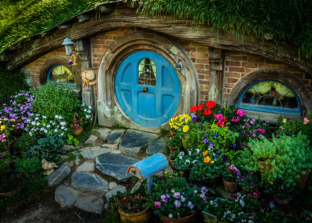  Hobbit House in New Zealand