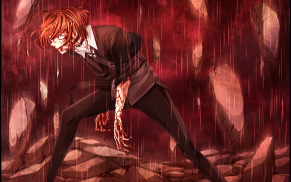 Chuya Nakahara Anime Bungou Stray Dogs HD Desktop Wallpaper | Background Image