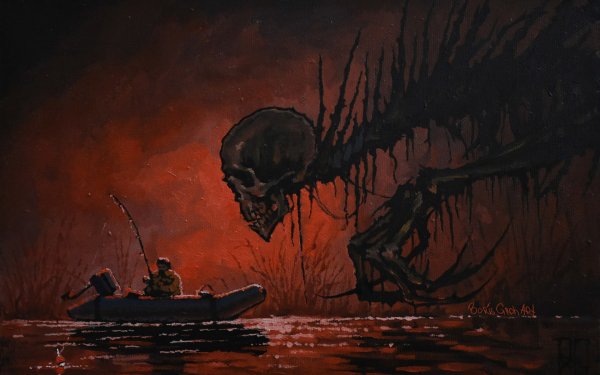 Dark Skeleton Painting HD Wallpaper | Background Image