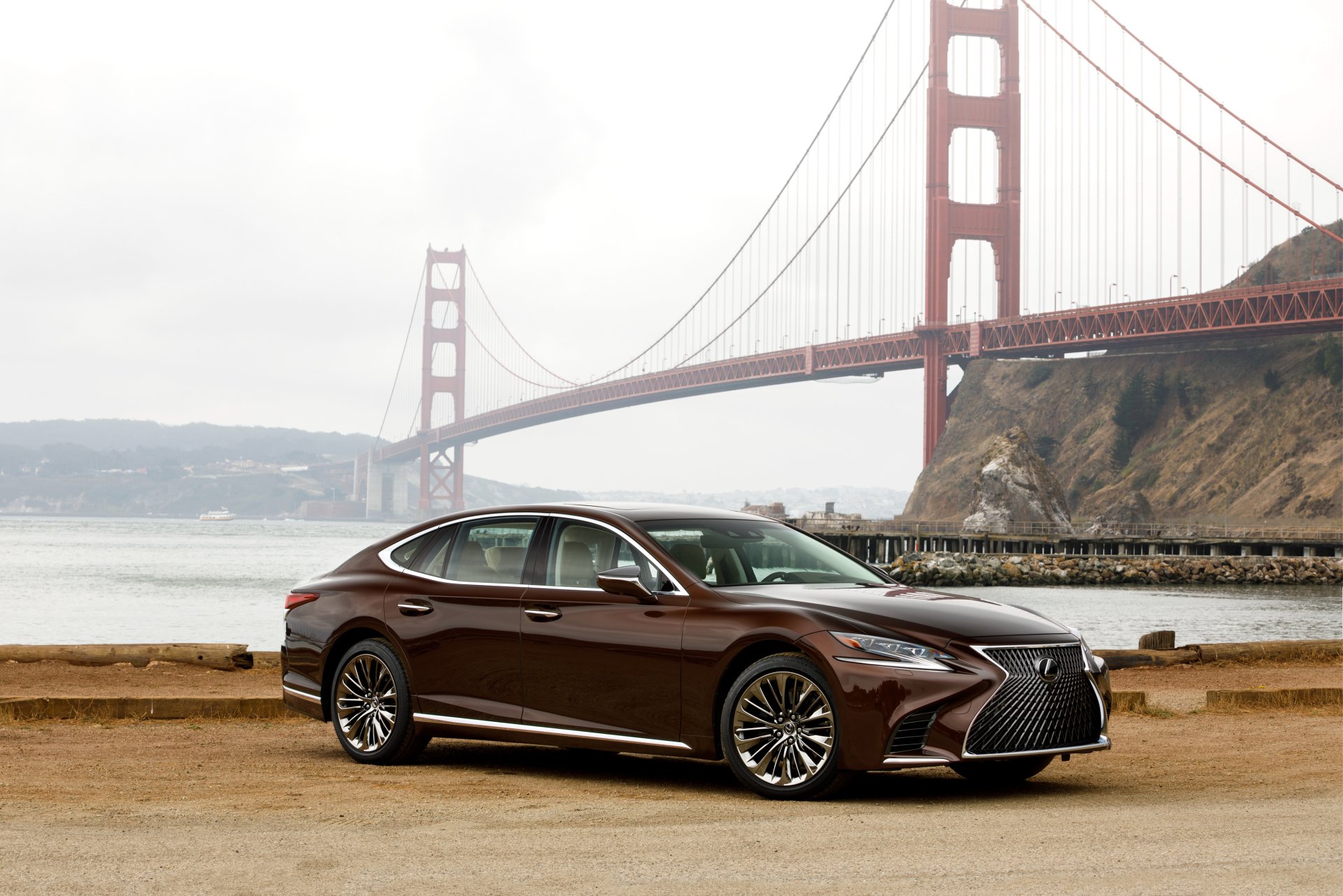 Download Brown Car Car Lexus Vehicle Lexus Ls 4k Ultra Hd Wallpaper