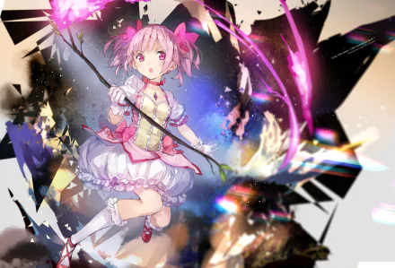 Madoka Kaname Anime Puella Magi Madoka Magica HD Desktop Wallpaper | Background Image