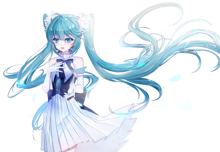 Hatsune Miku Anime Vocaloid HD Desktop Wallpaper | Background Image
