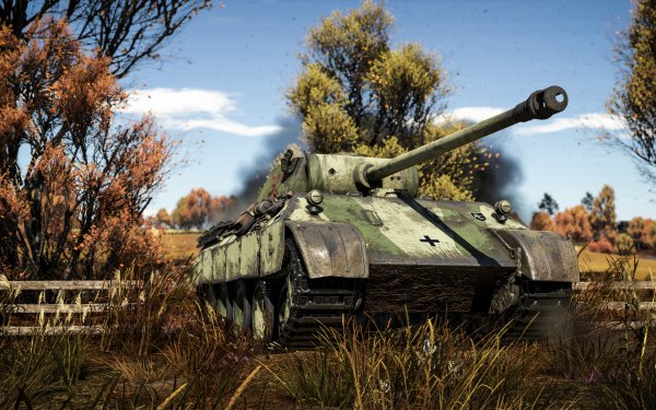 Video Game War Thunder Tank Panzerkampfwagen V Panther HD Wallpaper | Background Image