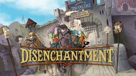 Luci (Disenchantment) Elfo (Disenchantment) Bean (Disenchantment) TV Show Disenchantment HD Desktop Wallpaper | Background Image