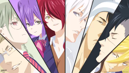 Sōmei Saitō Momo Akanegakubo Tōsuke Megishima Rindō Kobayashi Eishi Tsukasa Nene Kinokuni Etsuya Eizan Terunori Kuga Anime Food Wars: Shokugeki no Soma HD Desktop Wallpaper | Background Image