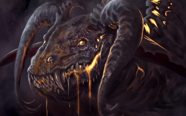 horns dark demon HD Desktop Wallpaper | Background Image