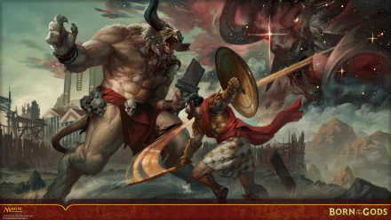man made Magic: The Gathering minotaur HD Desktop Wallpaper | Background Image