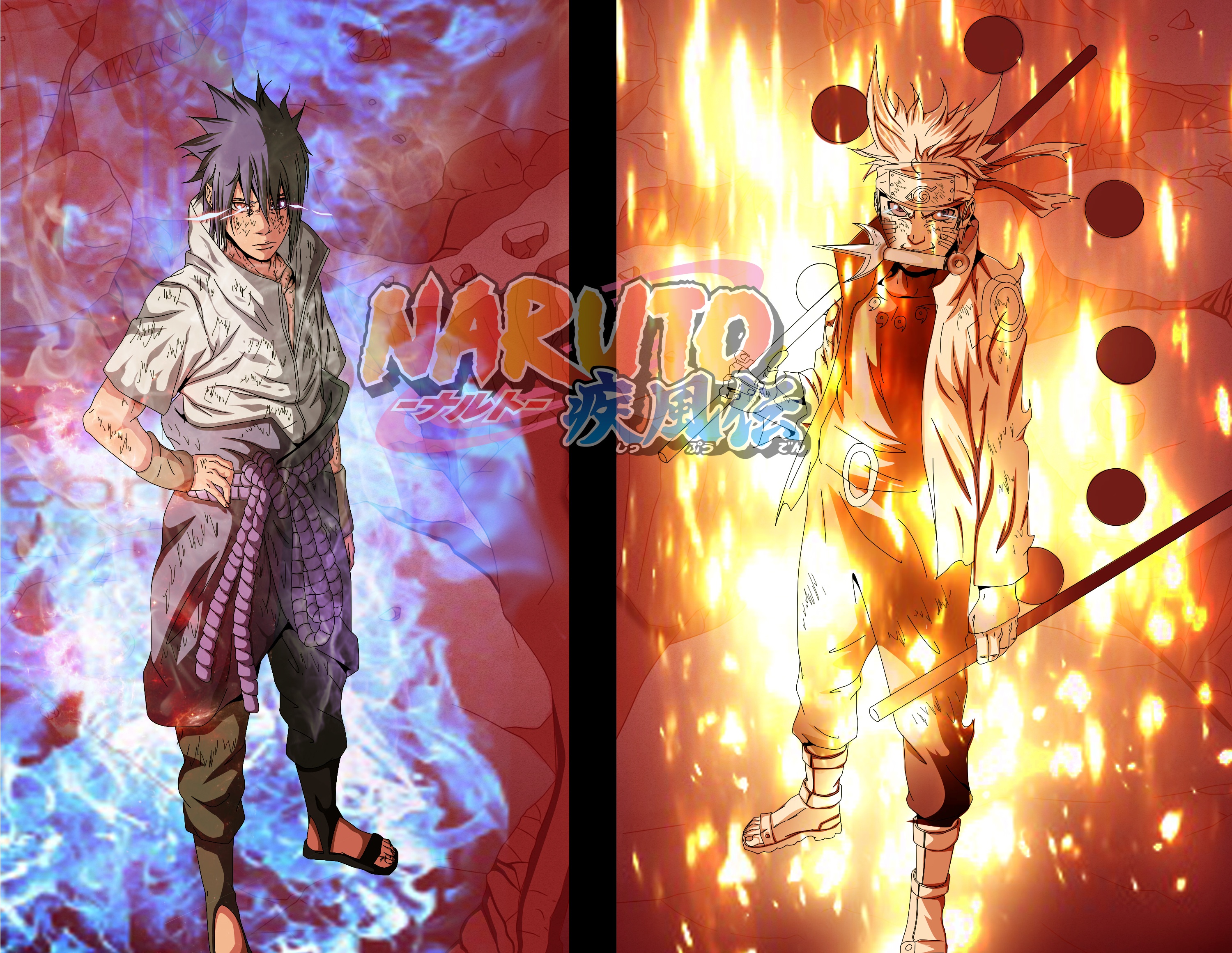 Download Sasuke Uchiha Naruto Uzumaki Anime Naruto HD Wallpaper by ...