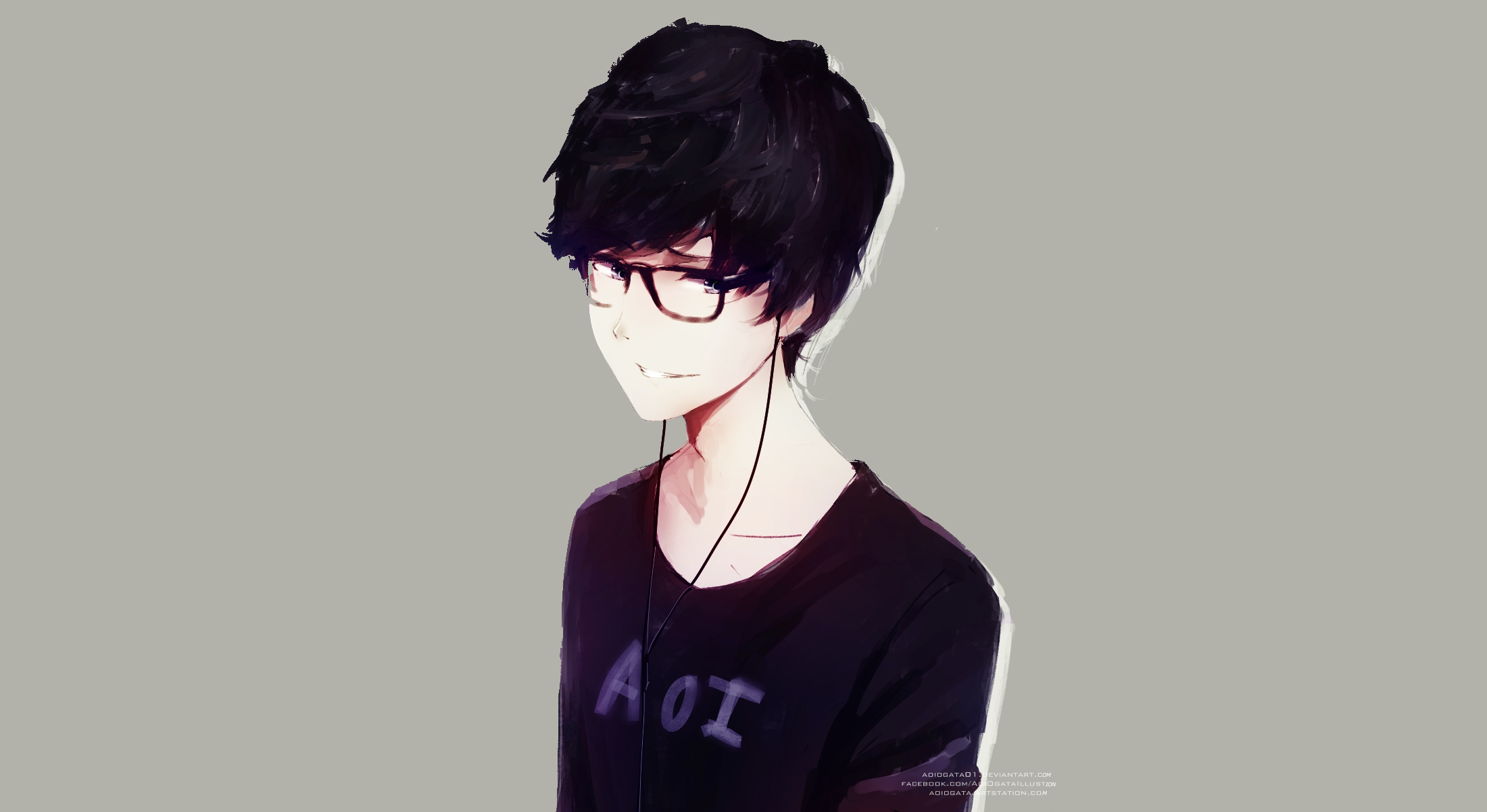 ArtStation - Anime Boy hairstyle