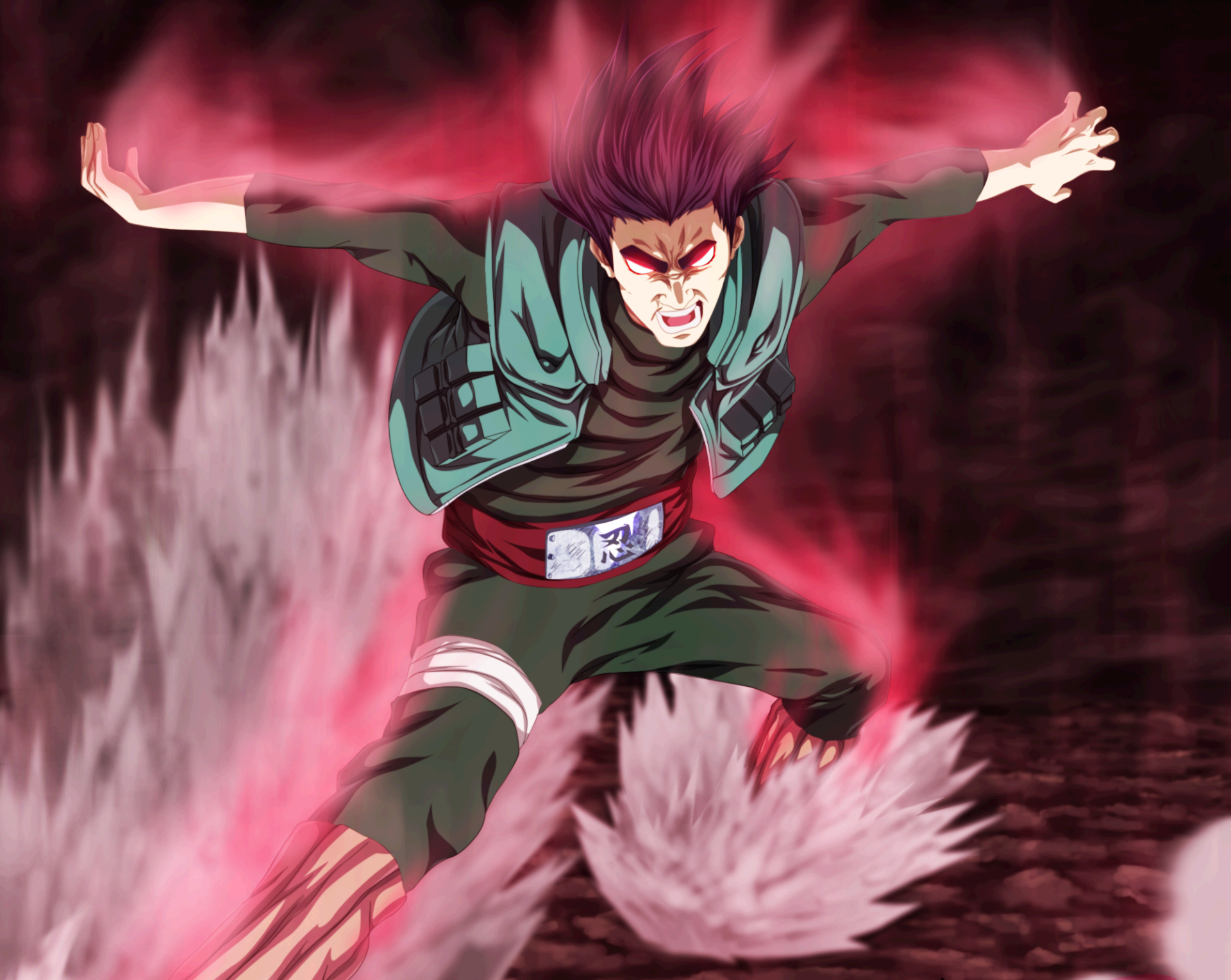 Download Eight Gates (Naruto) Might Guy Anime Naruto HD Wallpaper by Deohvi