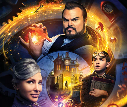 Jack Black Cate Blanchett movie The House with a Clock in its Walls HD Desktop Wallpaper | Background Image