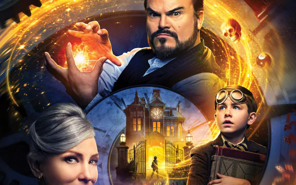 Jack Black Cate Blanchett movie The House with a Clock in its Walls HD Desktop Wallpaper | Background Image