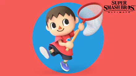 Villager (Animal Crossing) video game Super Smash Bros. Ultimate HD Desktop Wallpaper | Background Image