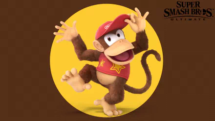 Diddy Kong video game Super Smash Bros. Ultimate HD Desktop Wallpaper | Background Image
