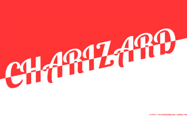 4K Ultra HD PC desktop wallpaper featuring Charizard from the Pokémon anime, showcasing the iconic fiery Pokémon with bold, dynamic lettering.