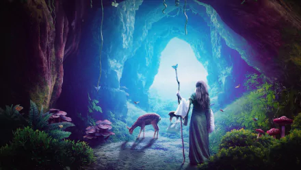  Girl in Magical Forest