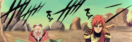 Ōnoki (Naruto) Gaara (Naruto) Anime Naruto HD Desktop Wallpaper | Background Image