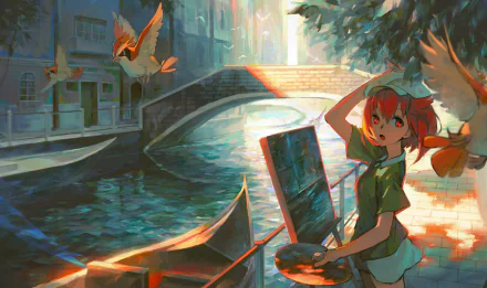 Bianca (Pokémon Heroes) Pidgey (Pokémon) Pokemon Anime Pokémon: Heroes HD Desktop Wallpaper | Background Image