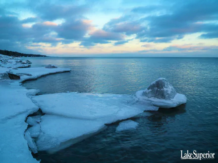 horizon cloud Lake Superior nature lake HD Desktop Wallpaper | Background Image