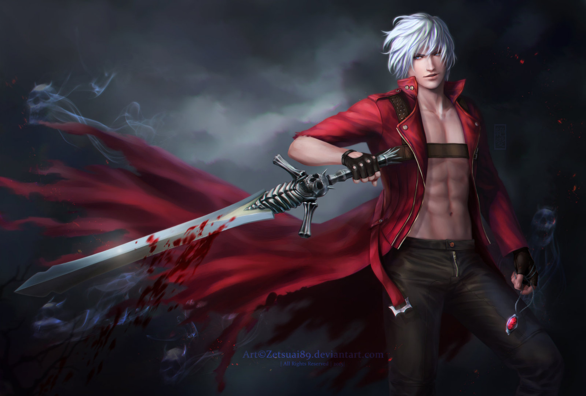 Devil May Cry 3, ps2, dante, action, game, dmc, HD wallpaper