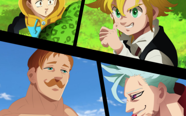 Anime The Seven Deadly Sins King Ban Meliodas Escanor HD Wallpaper | Background Image