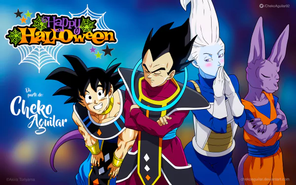 Whis (Dragon Ball) Beerus (Dragon Ball) Vegeta (Dragon Ball) Goku Anime Dragon Ball Super Goku & Vegeta HD Desktop Wallpaper | Background Image