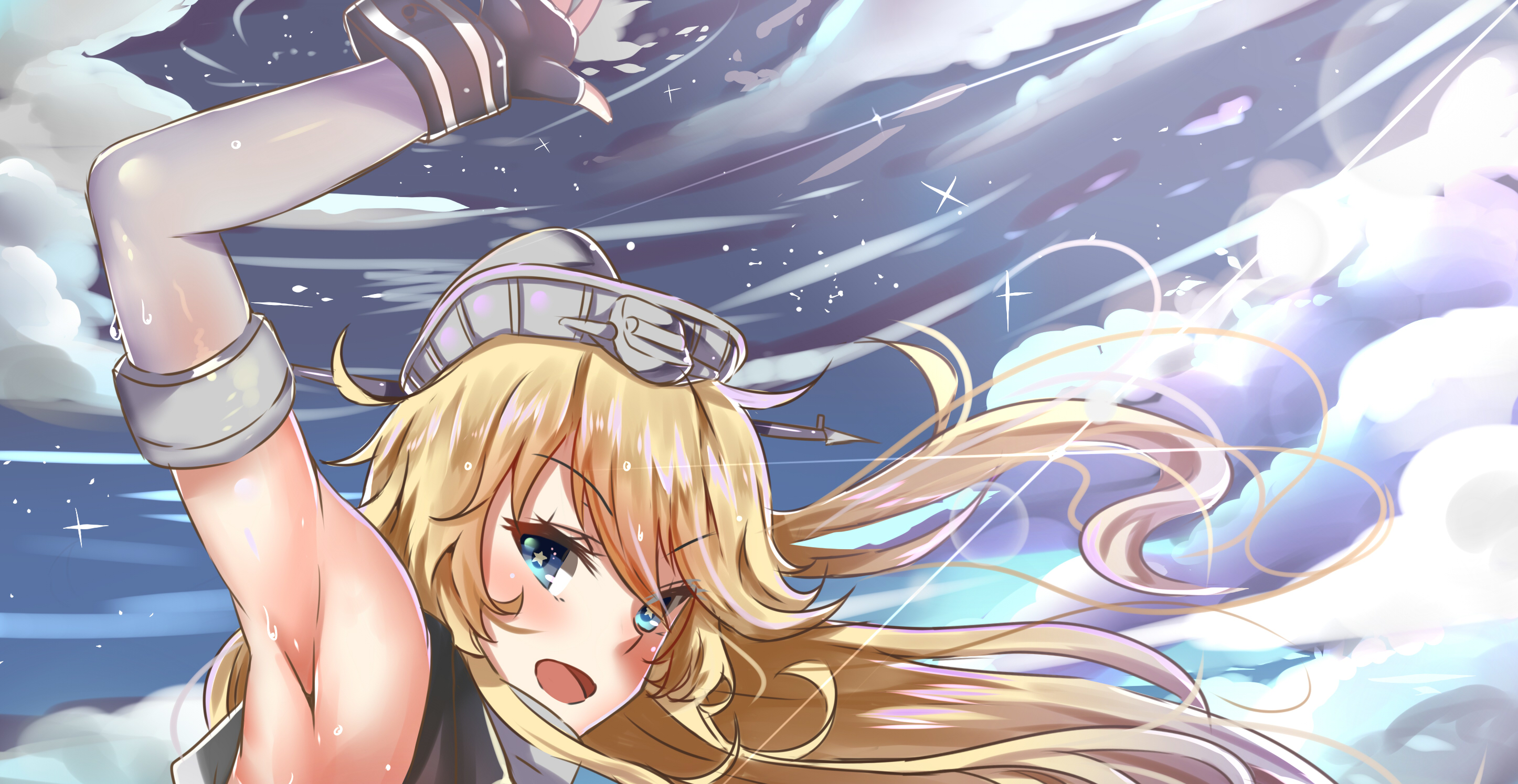 Download Iowa (Kancolle) Anime Kantai Collection HD Wallpaper by mike.zen