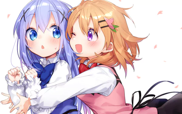 Kokoa Hoto Chino Kafū Anime Is the Order a Rabbit HD Desktop Wallpaper | Background Image