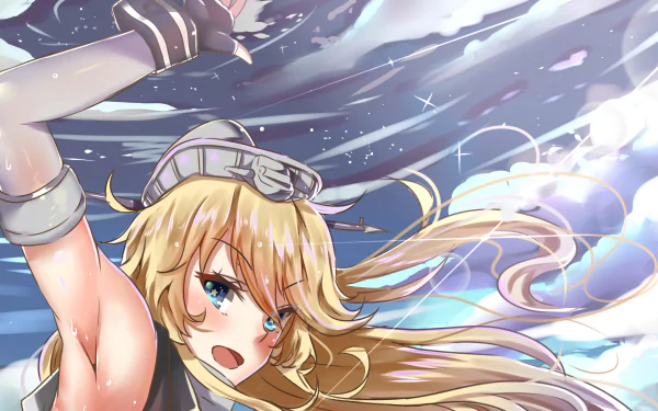 Iowa (Kancolle) Anime Kantai Collection HD Desktop Wallpaper | Background Image