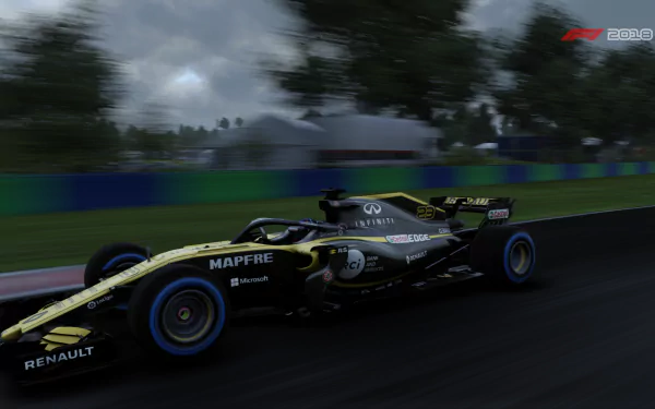 Renault R.S.18 Renault vehicle F1 video game F1 2018 HD Desktop Wallpaper | Background Image