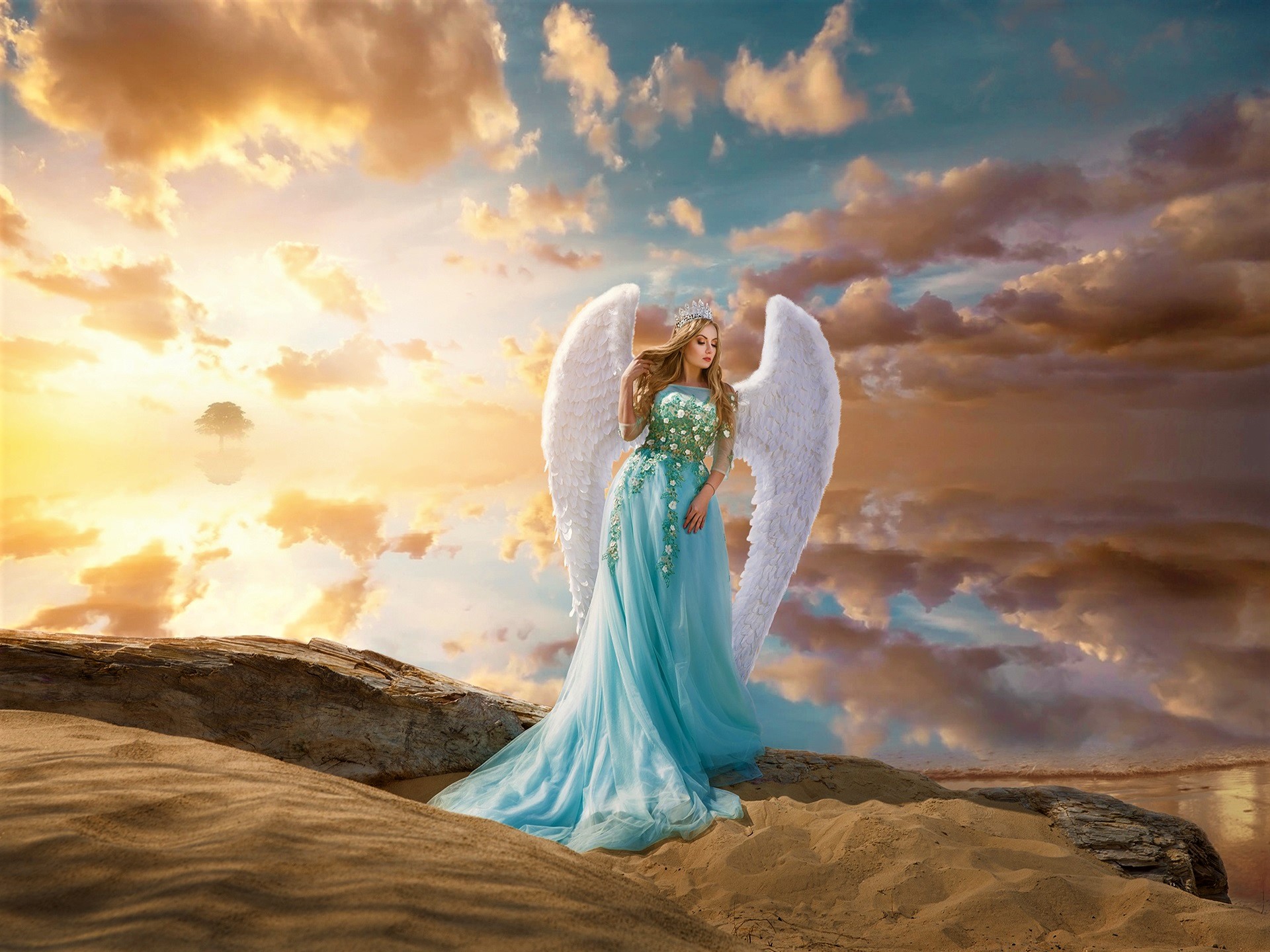 Fantasy Angel HD Wallpaper by Soa Lee