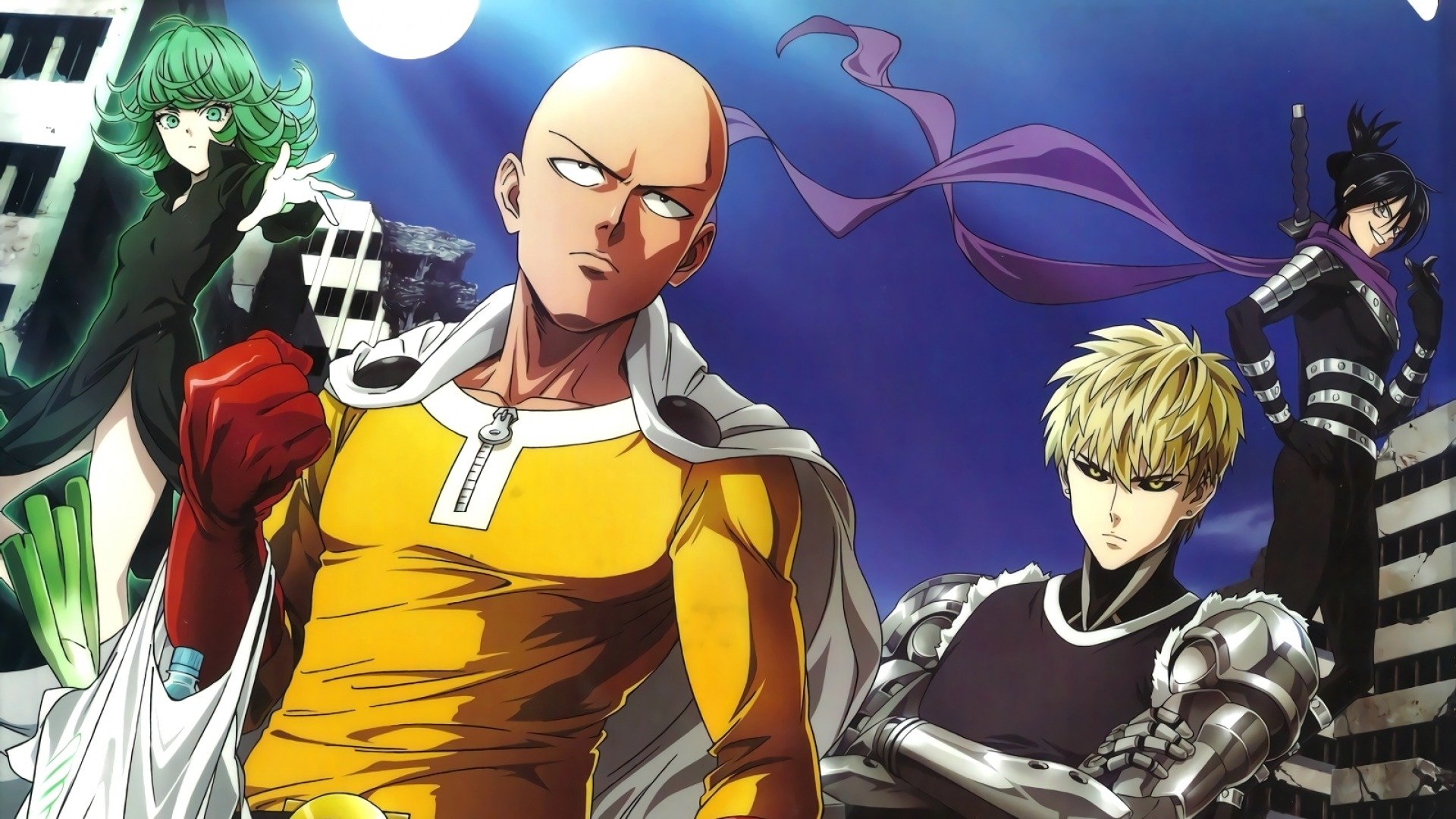 Epic One Punch Man Heroes Hd Wallpaper