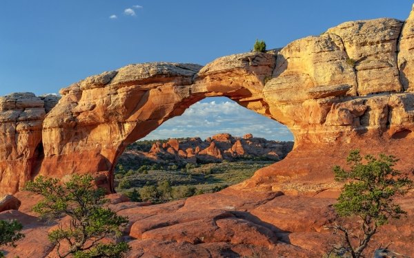 Earth Arch Nature Arches National Park HD Wallpaper | Background Image