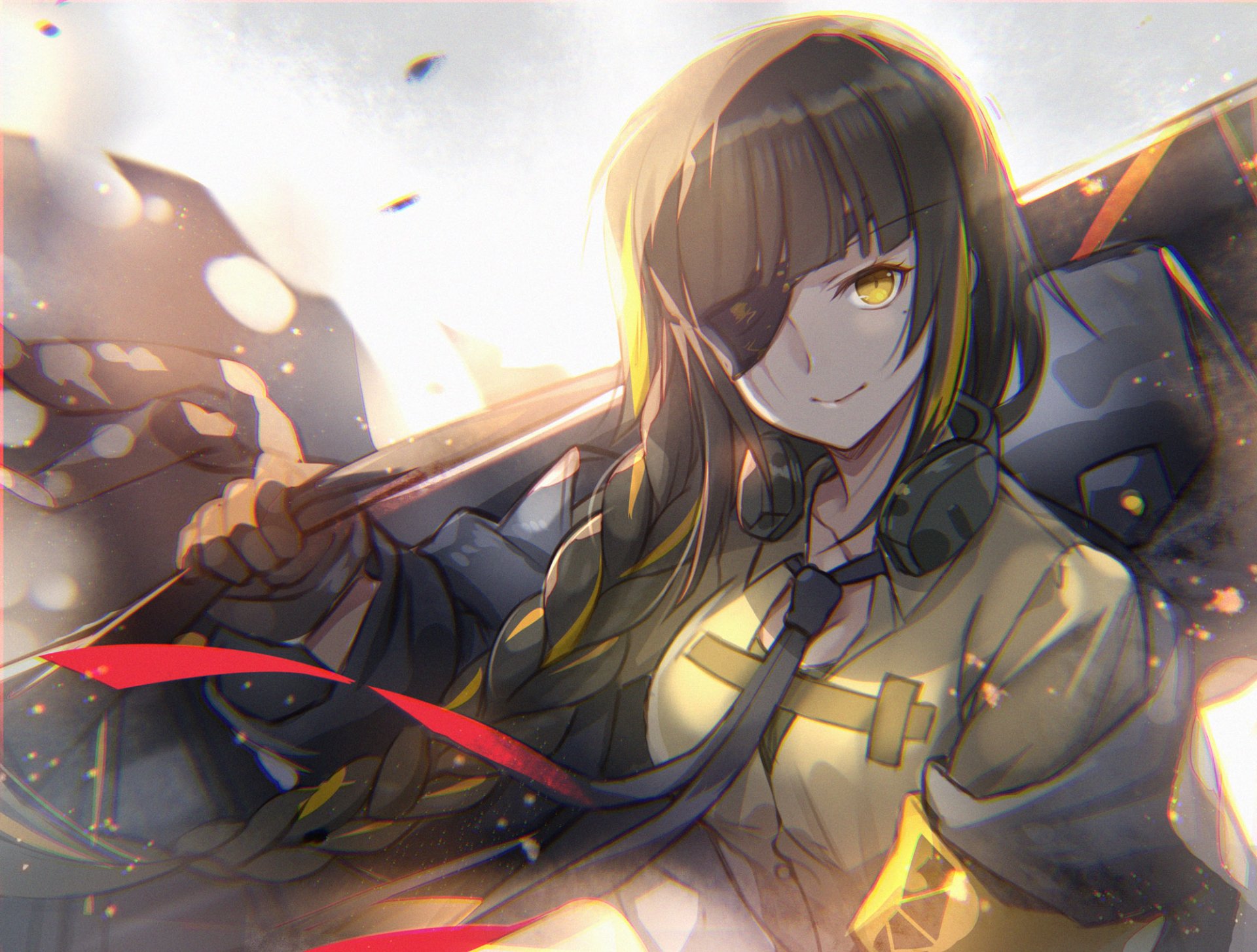 Download Eye Patch M16a1 Girls Frontline Video Game Girls Frontline 