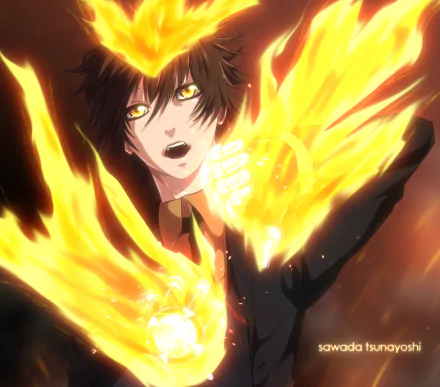 Tsunayoshi Sawada Anime Katekyō Hitman Reborn! HD Desktop Wallpaper | Background Image