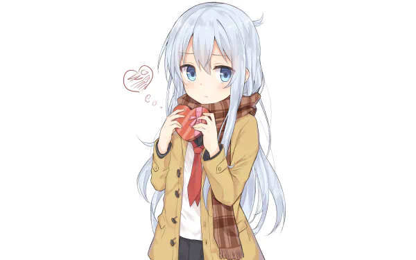 blue eyes blue hair long hair Hibiki (Kancolle) Anime Kantai Collection HD Desktop Wallpaper | Background Image