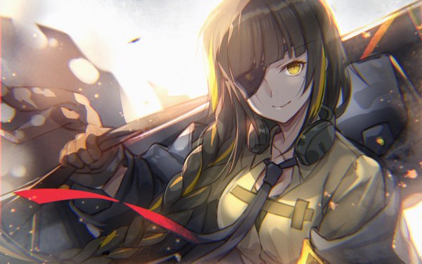 Video Game Girls Frontline M16a1 Eye Patch HD Wallpaper | Background Image
