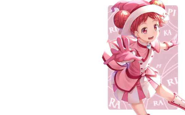 skirt orange eyes smile orange hair short hair Anime Ojamajo Doremi HD Desktop Wallpaper | Background Image