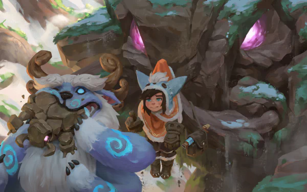 Krug (League Of Legends) Willump (League Of Legends) Nunu (League Of Legends) video game League Of Legends HD Desktop Wallpaper | Background Image