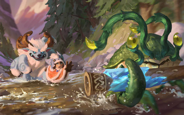 Willump (League Of Legends) Nunu (League Of Legends) video game League Of Legends HD Desktop Wallpaper | Background Image