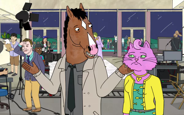 Flip McVicker Princess Carolyn TV Show BoJack Horseman HD Desktop Wallpaper | Background Image