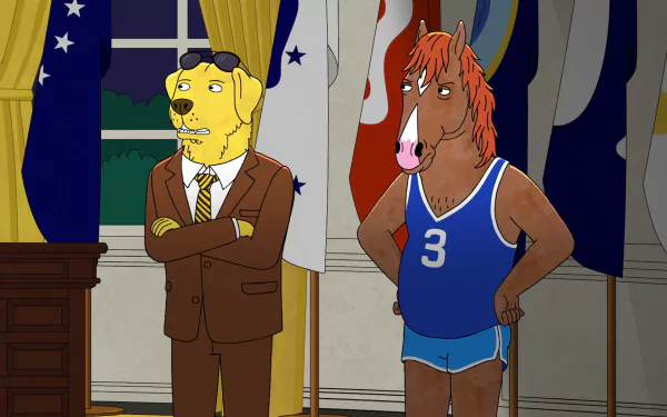 Mr. Peanutbutter (BoJack Horseman) TV Show BoJack Horseman HD Desktop Wallpaper | Background Image