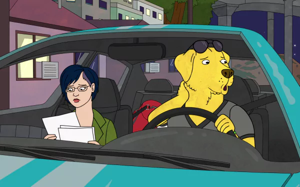 Mr. Peanutbutter (BoJack Horseman) Diane Nguyen TV Show BoJack Horseman HD Desktop Wallpaper | Background Image