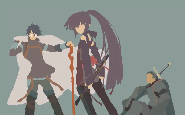 Naotsugu (Log Horizon) Akatsuki (Log Horizon) Shiroe (Log Horizon) Anime Log Horizon HD Desktop Wallpaper | Background Image