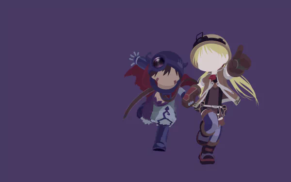 Reg (Made in Abyss) Riko (Made in Abyss) Anime Made in Abyss HD Desktop Wallpaper | Background Image