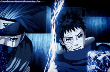 Obito Uchiha Kakashi Hatake Anime Naruto HD Desktop Wallpaper | Background Image