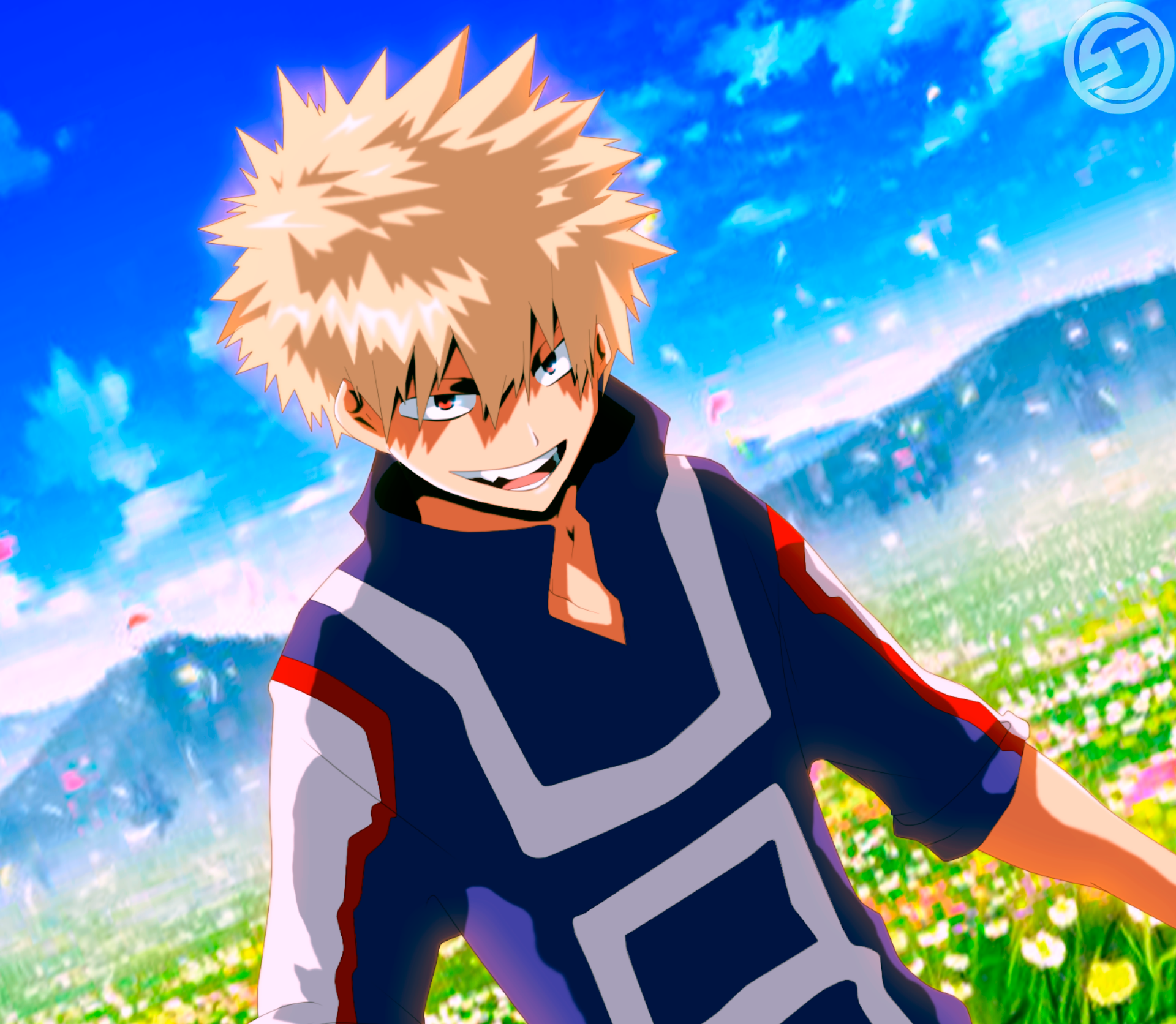 Download Katsuki Bakugou Anime My Hero Academia HD Wallpaper by GEVDANO