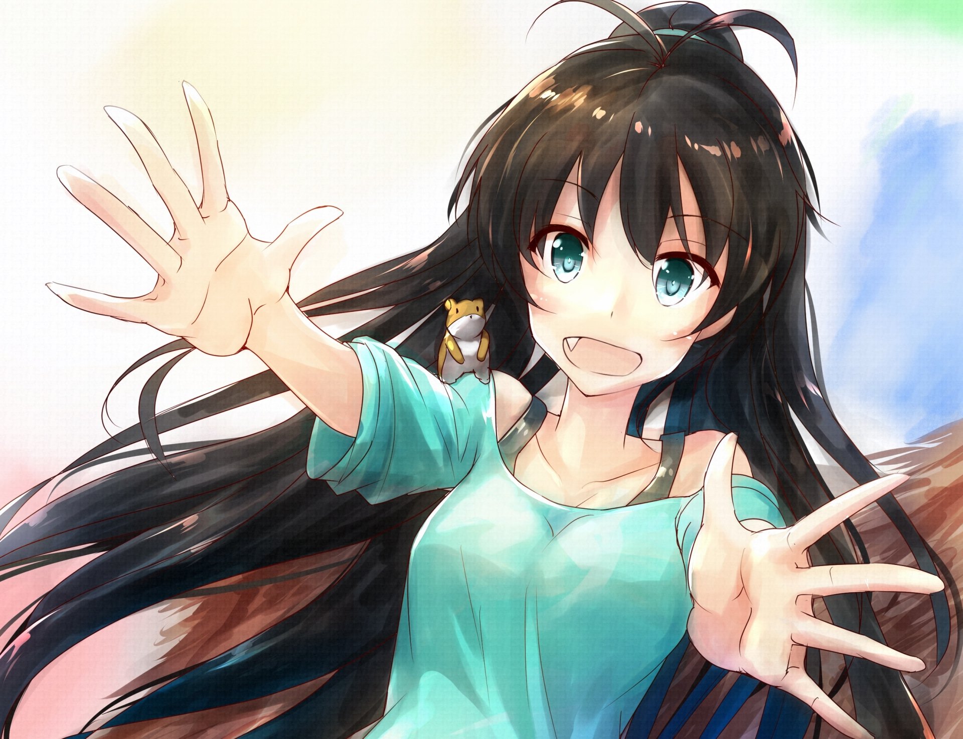 Download Hibiki Ganaha Anime THE IDOLM@STER: Million Live! HD Wallpaper by ろりす