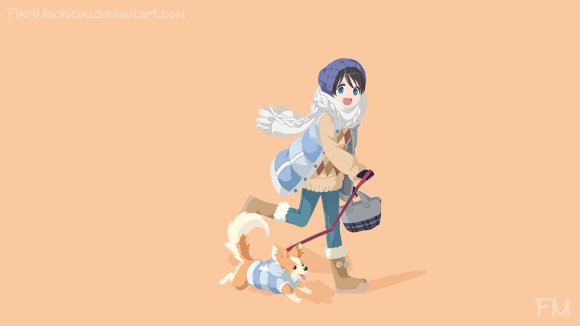 Download Ena Saitou Anime Laid-Back Camp HD Wallpaper by Muhammad FIkri