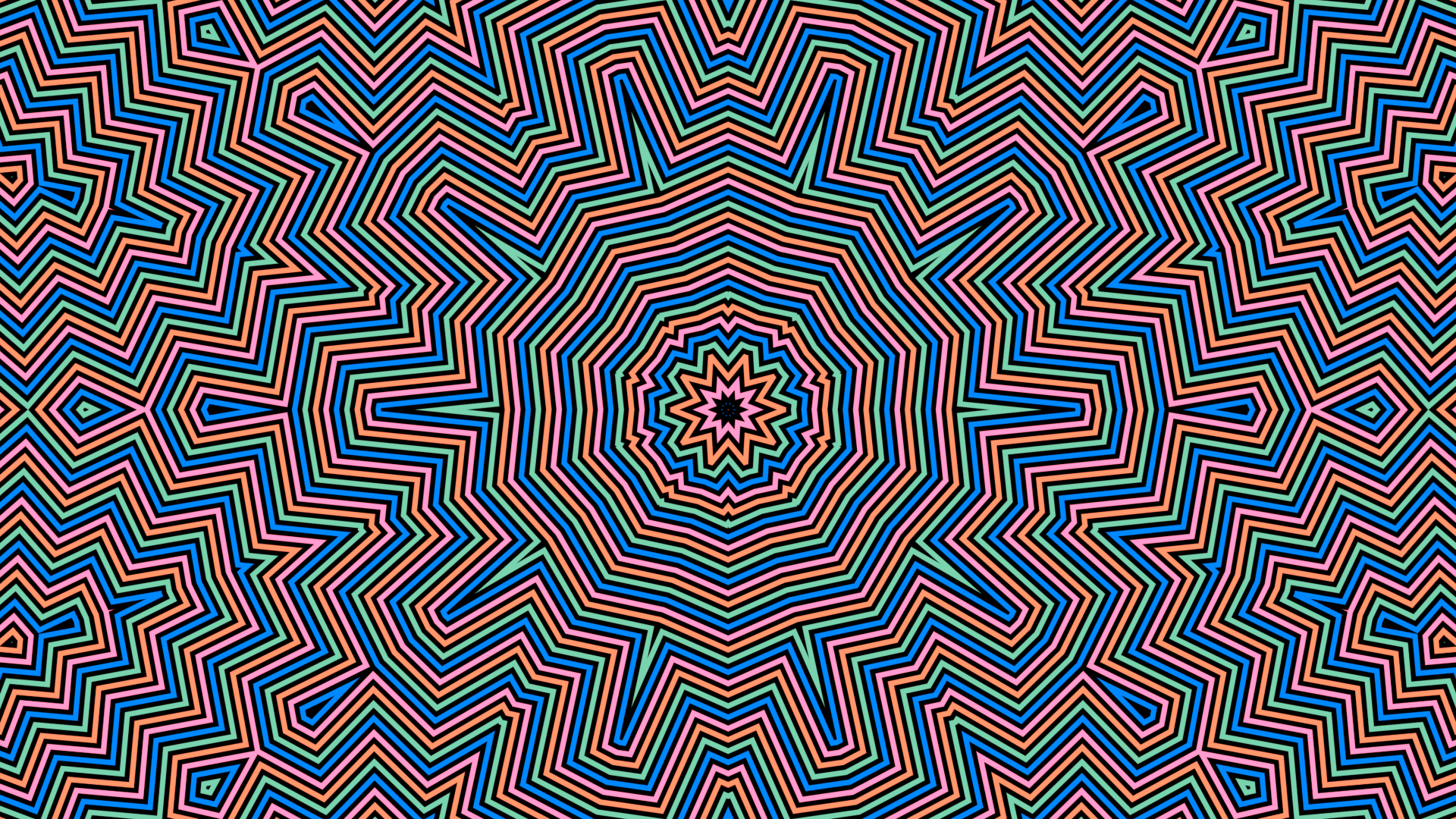 Abstract Kaleidoscope 4k Ultra HD Wallpaper Background Image 4000x2250